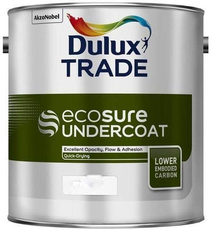 Dulux Trade Ecosure Undercoat White 2.5L - Quick Drying Lower Embodied Carbon