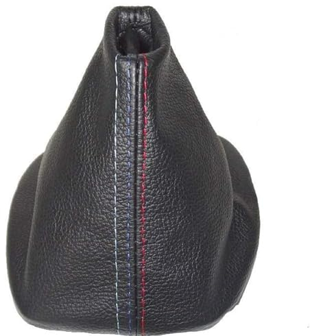 The Tuning-Shop Ltd Schaltsack kompatibel mit BMW E36 E46 Leder M///Stitch