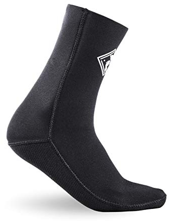 Two Bare Feet Neoprene Wetsuit Socks – 2.5mm, 5mm & 7mm Thickness – Thermal, Flexible, Durable Design - Perfect for Surfing, Diving & Water Sports (Small, 5mm)