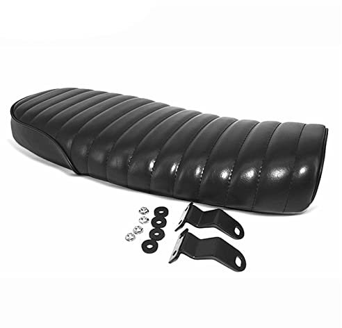 Sitzbank Caferacer kompatibel mit Suzuki SV 1000/650 / S SL4 Flat schwarz