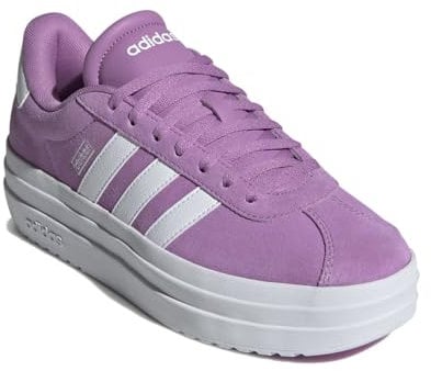 adidas Baskets VL Court Bold pour femme, Violet/blanc/blanc, 10
