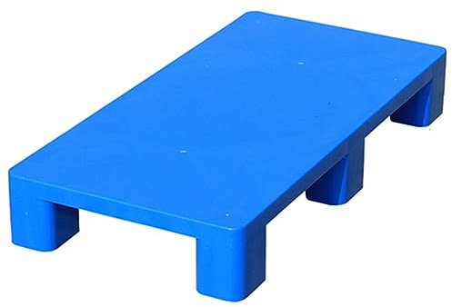 Palettes En Plastique, HDPE Étanche À L'humidité Palettes Au Sol Pour Supermarché Cuisine Entrepôt, Tampons De Stockage De Sécurité Pour D'autres Environnements Industriels ( Color : Blue , Size : 80x