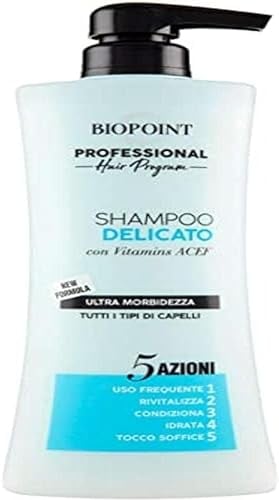 Biopoint Professional Shampoo Delicato 400 ml. C-pompetta SET DA 3 PEZZI