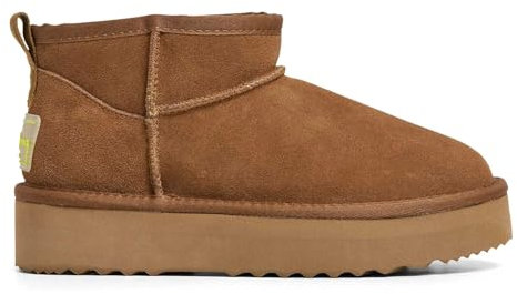 Pepe Jeans Stivaletti Dissy Young in Pelle Marrone