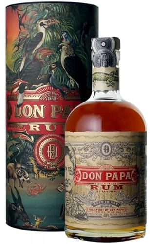 Don Papa Single Island Rhum 7 ans. 40% Vol. 70 cl. Etui tube édition limitée.