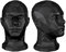 TESTAFIT Mannequin Kopf schaufensterpuppe kopf deko für Helme Mützen Brillen Kopfhörer. kopf für VR-Brille kopfhörer. Dekorativer Aussteller für Schaufenster und Aufbewahrung