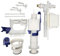 LIV/Verosan/Isosan Ersatzteile DUAL-Flush Renovierungsset komplett Isosan 1+2 Füllventil, Heberglocke, Brücke, Zubehör