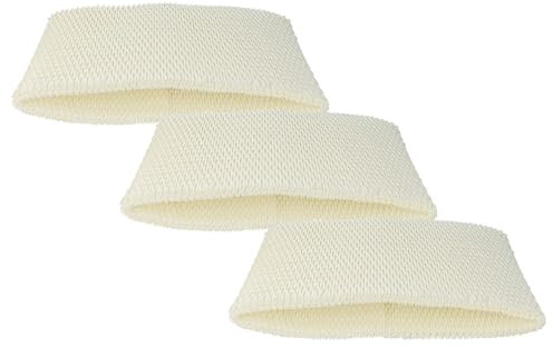 vhbw 3X Verdunstermatte kompatibel mit Boneco Air-O-Swiss A7018 Luftwäscher, Luftreiniger - 3-er Pack Ersatz Luftbefeuchtungsfilter, Evaporator Mat