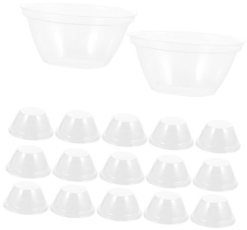 PAMINGONO 100stücke Transparente Pflanzenfeuchtigkeitsabdeckung Aus Kunststoff Pflanzenanzuchthaube Schützende Blumentopfkuppel Gartenwerkzeug Frostschutz Für Pflanzen