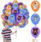 Birthday Balloons, 42PCS Cartoon Latex Balloons Set Toilet Birthday Party Balloons for Boys Girls Birthday Decorations Birthday Kids Party Supplies, Colour Latex Balloons for Kids