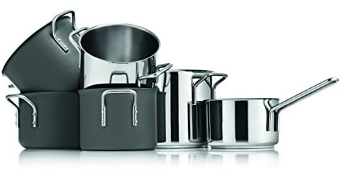 Eva Trio | Stainless Steel Stielkasserolle 1,3 l 16 cm | Ideal für Gerichte, die umgerührt werden müssen