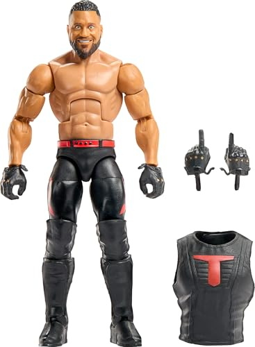 Mattel WWE Elite-Actionfigur & Zubehör, Serie #118, 15,2 cm großes Sammlerstück Tonga Loa mit 25 Gelenkpunkten & austauschbaren Händen