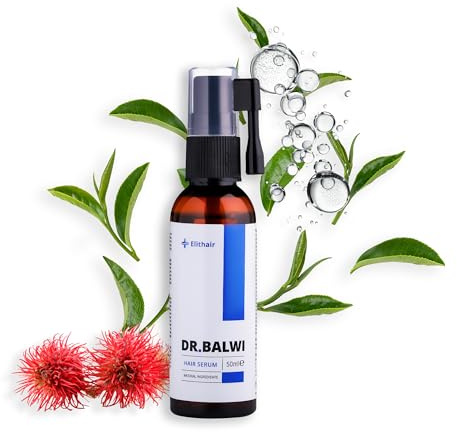 Dr. Balwi Hair Serum gegen Haarausfall – Intensives Haarwuchs-Serum mit Procapil™, AnaGain™ & Biotin – für Haarwachstum und kräftiger wirkendes Haar – Kopfhaut- & Haarwurzel-Pflege – 50 ml