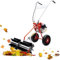 ERSINIAN Barredora a Gasolina de 2-43 CC, barredora de césped Manual para Parques, Cepillo para césped, Marco de Aluminio y Mango Ajustable en Altura.