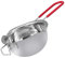 TOPPERFUN 1 Pièce creuset bonbons fondeur bonbonnière petit Bricolage professionnel beurre ustensiles de cuisine chaudière en acier inoxydable ustensile pour chauffer le lait fondre rouge