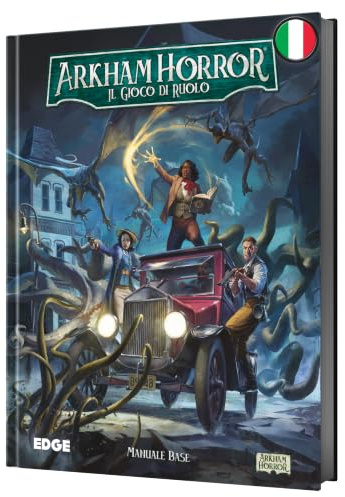Asmodee Arkham Horror: Das Rollenspiel - Grundhandbuch, 14+ Jahre, 2-6 Spieler, italienische Ausgabe