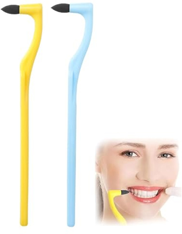 GNALIA 4 Stück Zahnsteinentferner,Zahnbürste Stain Remover, Zahnpolierer, Professionelle Zahnreinigung, Für Entfernt Verfärbungen, Plaque & Zahnstein (Mischfarben)
