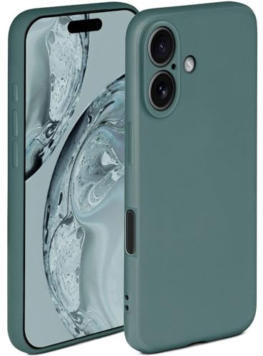 ONEFLOW Soft Case für iPhone 17 Hülle aus Silikon mit Kameraschutz, Silikonhülle mit erhöhtem Schutz fürs Display, Backcover Schutzhülle, weiche Handyhülle, Petrol