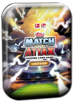 Bundesliga Match Attax 25/26 - Mini Tin - Lightning (39 Karten darunter 3 Exklusive Tin-Karten)