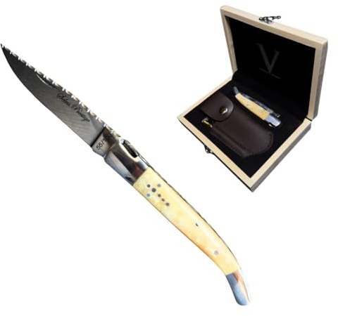 Couteau Pliant Tradition Française Type Laguiole - Coffret - Cadeau Homme