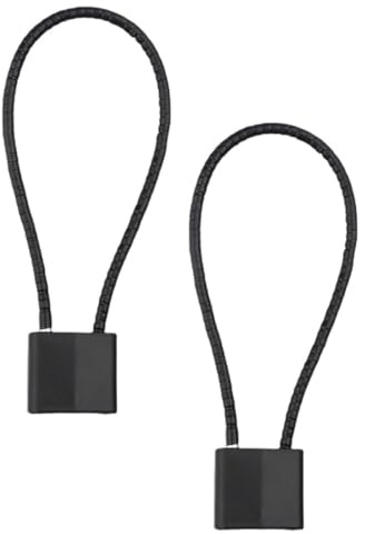 HONMEET 2pcs Wire Lock Motorcycle Lock Anti-Theft Wear-Resistant Metal Steel Wire Cable for Bike Gear Rack Cycle Safety Security