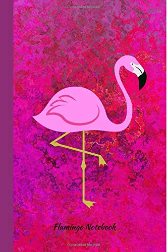 Flamingo Notebook: Lined Exercise Notebook, Journal, Diary, 100 College Ruled/Lined Pages, 6 x 9 inches / 15.24 x 22.86 cm, Slightly Bigger Than A5 (Flamingo Gifts, Band 9)