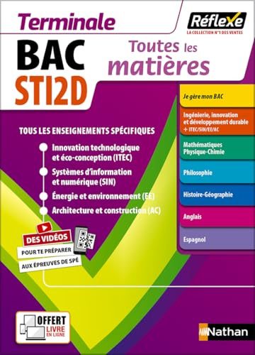 Toutes les matières Bac STi2D Terminale - Réflexe N° 22