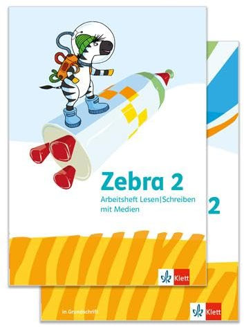 Zebra 2: Paket: Arbeitsheft Sprache in Grundschrift und Arbeitsheft Lesen/Schreiben Klasse 2 (Zebra. Ausgabe ab 2024)