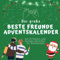 Der grosse Beste Freunde-Adventskalender: mit 24 Bildern und lustigen Sprüchen bis Weihnachten