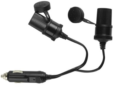 Pilot LA_39056 Double Socket Cigarette Lighter 1 Connector to 2 Sockets 12 V