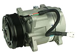 DELPHI A/C Kompressor für Klimaanlage Klimakompressor mit ID: V5 PAG 150 mit 121mm Riemenscheibe 6453AQ 6453GF TSP0155024