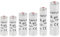 Fusible électronique - Fusible céramique - Fusible avec Voyant - Fusible 20A - Lot de 6 Fusibles avec Voyant 2X(10A+16A)+ 1X(20A+32A) -Nf-Deblex 715007, Gris
