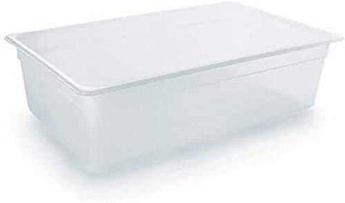 LACOR 66165H Polypropylene GN-Behälter 1/1, 530 x 325 x 65 mm | Langlebiges Profi-Utensil; entwickelt für optimale Leistung und schnelle, unkomplizierte Reinigung in der Spülmaschine