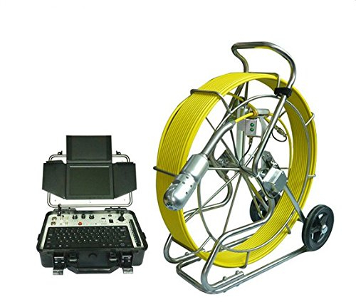 Gowe 120 m Kabel 360 Grad Pan und Tilt Drehen Schubstange Kanalisation Video Inspektion Kamera Roboter mit HD DVR Steuereinheit Sensor Größe: 1/10,2 cm; horizontale Auflösung: 700TVL; Signal System: PAL