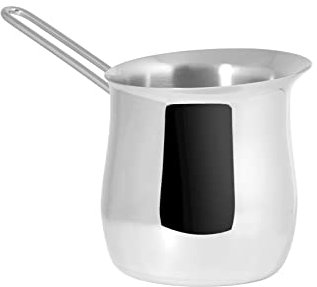 H&H 3314206 Cafetiere 6 Wire Handle Mugs, Stainless Steel, Silver