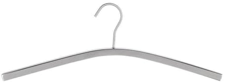 WENKO Bügel Noblesse Silber matt, Edelstahl rostfrei, 46 x 16 x 1.5 cm, Silber matt