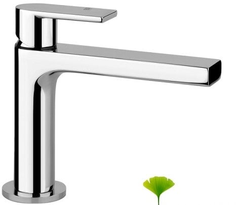 Gessi Emporio Via Manzoni ßKO miscelatore monocomando per lavabo, senza scarico, sporgenza 128 mm, 38606; colorazione: cromo