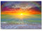 Paul Sinus Art Leinwandbilder | Bilder Leinwand 120x80cm Sonnenaufgang mit Regenbogen