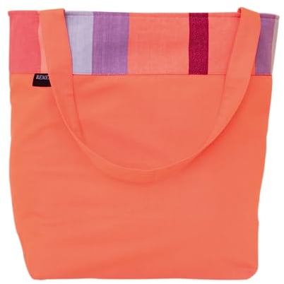 REMEMBER Baumwoll-Tasche Coral - 54 x 43 x 21 cm - hochwertige Baumwoll-Tasche