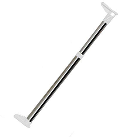 Fitsund Tringle à Rideau Extensible Tringle Rideau de Douche sans Percage Barre en Acier Inoxydable (90-160cm)