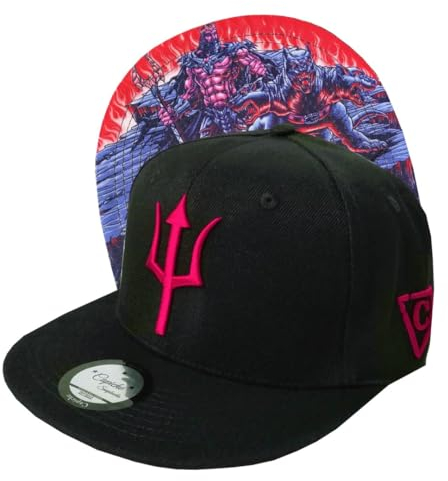 Capiche [99+ VARIATIONEN] Snapback Cap - Kappe - Baseball - Mütze - Herren - Schwarz - Hades - griechischer Gott - Unterwelt - Mythologisch - [Ancient Greek] Hades