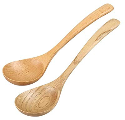 Large Wooden Spoon Long Handle Beech Wood Soup Spoon Ladle Big Salad Dessert Spoons Japanese Tablespoon Wooden Cutlery Tableware