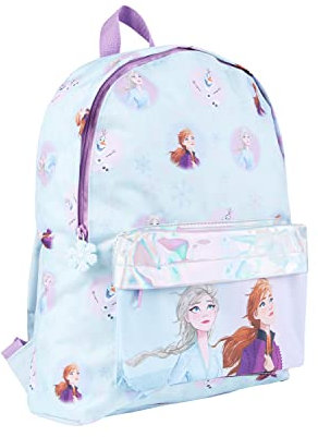 Disney Frozen La Reine des Neiges 2 Anna Elsa et Olaf Sac à dos d'école, multicolore, M
