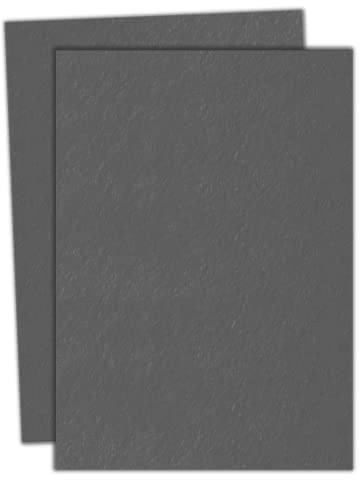 60 Blätt - 350g A4 Fotokarton Schwarz, Schwarze Pappe, Tonkarton Papier