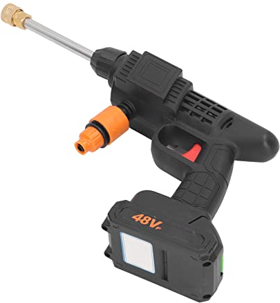 Idropulitrice, Idropulitrice a Batteria da 90 Bar 3-5 M Gamma di Batterie Portatili da 400 W Idropulitrice 100-240V (Spina UE)