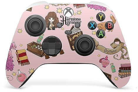 Head Case Designs Offizielle Harry Potter Hermione Muster Grafiken Vinyl Haut Gaming Aufkleber Abziehbild Abdeckung kompatibel mit Xbox Series X/S Controller