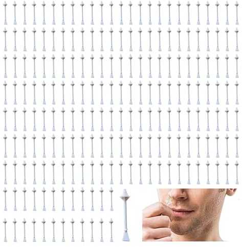 KHIRY 200 pièces de bâton Cire Nez, bâton d'épilation Nez, bâton épilation Nez, bâton épilation Cire Nez pour Le Nettoyage des narines et l'épilation du Nez