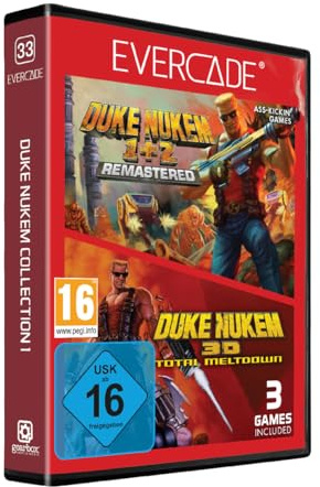 Blaze Evercade Duke Nukem Collection 1 Cartridge