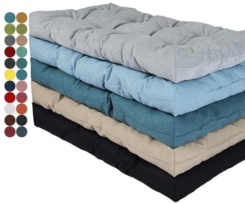 HLXHG Coussin de Banc de Meubles D'extérieur Personnalisé, Coussin de Siège de Fenêtre D'intérieur avec Fond Antidérapant, Imperméables Coussins de Meubles de Jardin, pour Baie Vitrée/Canapé/Terrasse