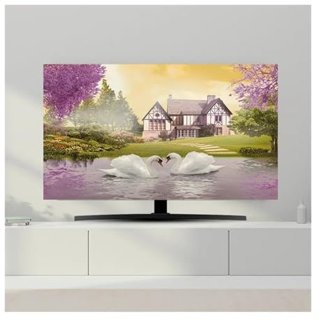 LSYHHXC TV Covers TV Cover Dust Cover Cloth 32-70 Inch Hight Quality Household Hanging Desktop Curved TV Universal 347(16,32inch 80x50cm)